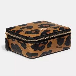 Coach Jewelry Box in Leopard Print